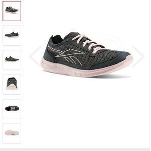 REEBOK. Green and pink sneakers. Preowned  👟